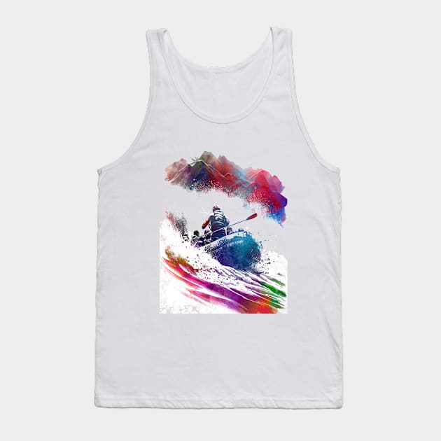 Rafting on a pontoon #sport #rafting Tank Top by JBJart